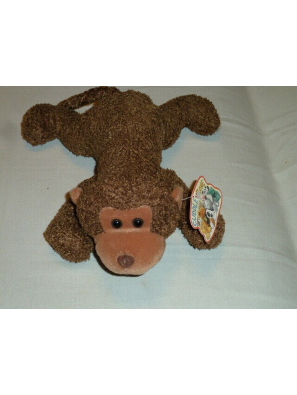 Cuddle Zone Brown Stuffed Plush Bean Bag Monkey Chosun 9" NEW